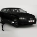 282020274 BLU Бризковик AUDI A3 8P LZ9W правий чорний 03-08 передній OCYNK EbonySchwarz