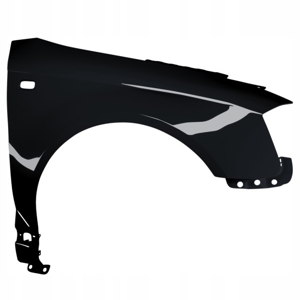 282020274 BLU Бризковик AUDI A3 8P LZ9W правий чорний 03-08 передній OCYNK EbonySchwarz