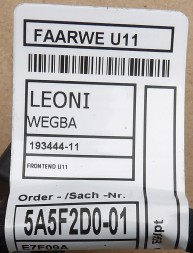 BMW OE BMW U11 U12 ПРОВОД МОНТАЖУ ПЕРЕДНЬОГО БАМПЕРА 5A5F2D0 (НОВИЙ)