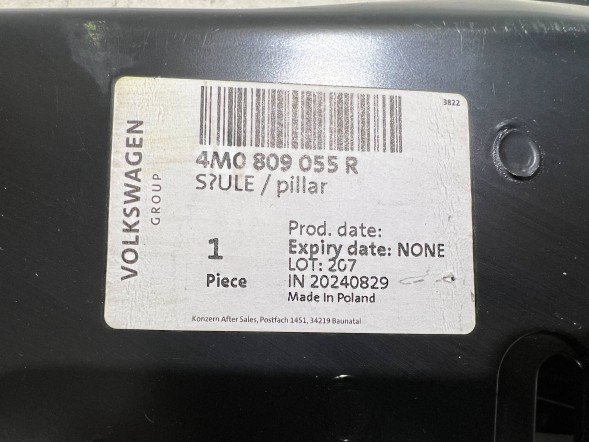 Audi OE 4M0809055 pmi150921 ОБЛИЦЮВАННЯ СТІЙКИ ЛІВОРУЧ ПЕРЕДНЄ AUDI Q7 4M0 BENTLEY BENTAYGA 4M0809055