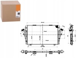 NRF NRF30279/RS7 Інтеркулер opel vectra c 1.9cdti nrf