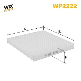 WP2222 WIX FILTERS Фільтр салону