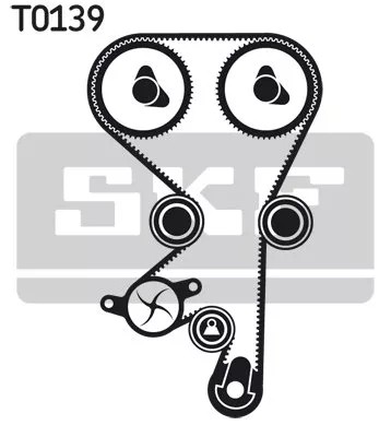 SKF VKMC 05156-3 Комплект грм + водяна помпа