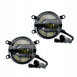 M-Tech WLF201 Денні ліхтарі led drl + halogen fog led 2в1 90мм wlf201 m-tech