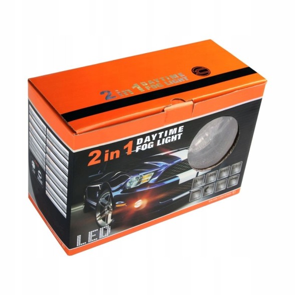 M-Tech WLF201 Денні ліхтарі led drl + halogen fog led 2в1 90мм wlf201 m-tech