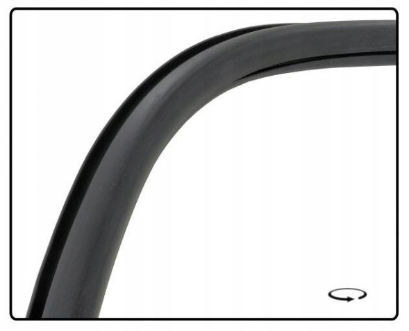 Paruzzi 010316P Ущільнювач лобового скла T TQ клин Volkswagen Karmann Ghia -1966р