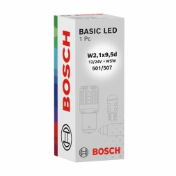 1987302881 BOSCH Автолампа 12 24V 1W W5W LED ECO W2 1x9 5d 6000K