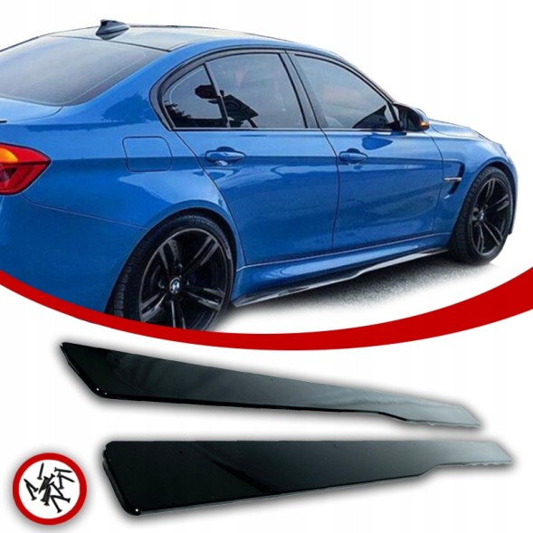 Китай BMW F30 M3 F80 F82 BOCZNE DOKŁADKI PROGÓW SPLITTERY CZARNY POŁYSK BMW F30 М3 F80 F82 БІЧНІ НАКЛАДКИ ПОРОГІВ СПЛІТТЕРИ ЧОРНИЙ ГЛЯНЕЦЬ