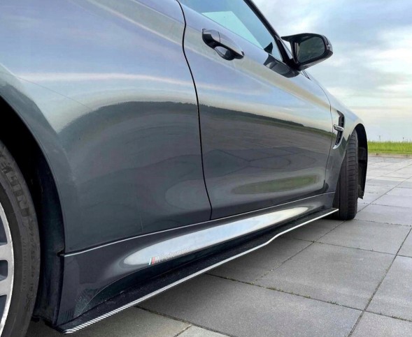 Китай BMW F30 M3 F80 F82 BOCZNE DOKŁADKI PROGÓW SPLITTERY CZARNY POŁYSK BMW F30 М3 F80 F82 БІЧНІ НАКЛАДКИ ПОРОГІВ СПЛІТТЕРИ ЧОРНИЙ ГЛЯНЕЦЬ