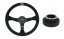 RBS Technology RBS-KZ-08+E46 Спортивне кермо RBS Technology замшеве 35/9см + наба BMW E46