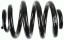 Sachs 996 644 Пружина підвіски задньої частини 996 644 sachs vw