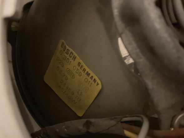 Opel OE 0301059011 Opel ascona b 1975-1981 фара ліва лампа ліва