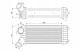 Valeo 818365 Радіатор охолодження повітря intercooler 818365 valeo ford