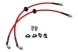 Pizza Brakes Przewody w oplocie Clio IV -> Clio III zacisk Brembo Армовані гальмівні шланги для Renault Clio IV під супорти від Clio III RS / Megane II RS