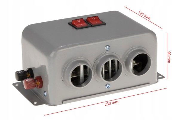 CHINA MAT-800-3H-24V Автомобільний обігрівач 24v 800w повітродувка фарель