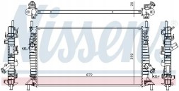 Nissens 62017A Радіатор охолодження 62017a nissens ford c-max