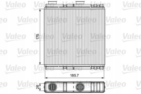 Valeo 811543 Обігрівач 811543 valeo renault clio laguna iii