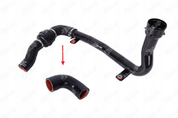 Line Automotive 139 884 90 80 ШЛАНГ ІНТЕРКУЛЕРА ТУРБО CITROEN JUMPER V / PEUGEOT BOXER 2.0BlueHDi