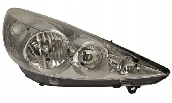Abakus 550-1146RMLD-EM Права передня фара peugeot 206