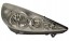 Abakus 550-1146RMLD-EM Права передня фара peugeot 206