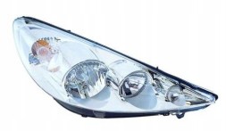 Abakus 550-1146RMLD-EM Права передня фара peugeot 206
