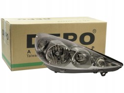 Abakus 550-1146RMLD-EM Права передня фара peugeot 206