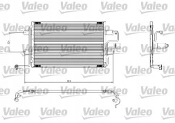 Valeo 817244 Конденсатор радіатора кондиціонування повітря 817244 valeo audi