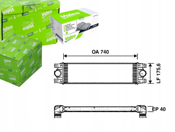 Valeo 817637 606 291_B охолоджувач повітря / інтеркулер