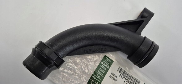 Land Rover OE PEP103580 1H5Z18B402BA 1H5Z-18B402-BA 1H5Z18B402B 1H5Z-18B402-B Пластиковий патрубок коліно термостата FREELANDER I 1998-2006 2.5 V6 PEP103580
