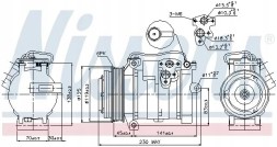 Nissens 89315 Компресор компресора кондиціонера 89315 nissens