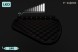 F-CORE FT43 BLACK/RED Полиця для приладової панелі TIR IVECO STRALIS S-WAY 03.19-12.23 Центральна