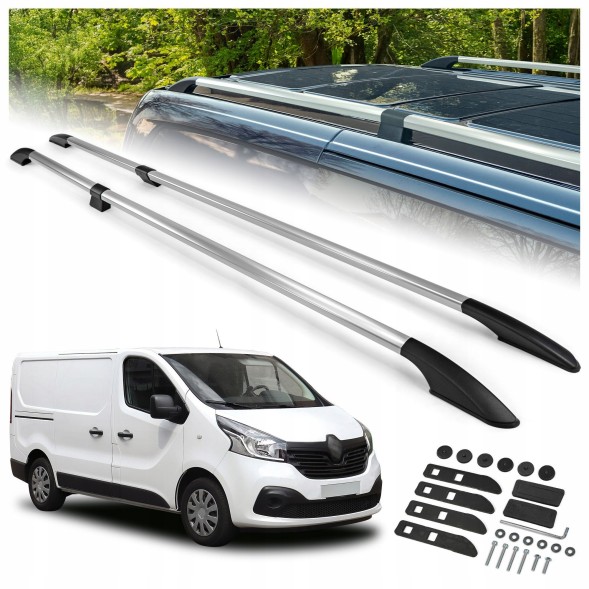 CHROMEMASTER OM-RR-D0032G-005 Багажник на дах рейлінги для RENAULT TRAFIC III 2014- SHORT | КОРОТКИЙ
