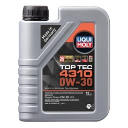 2361 LIQUI MOLY Моторна олива Liqui Moly Top Tec 4310 0W 30 1л