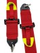 FMIC FP-HARNESS-31-003 Спортивні ремені під HANS з омологацією FIA, 6-точкові, 3", червоні FMIC Pro