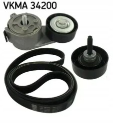SKF VKMA 34200 Комплект клинового ременя багаторівковий vkma 34200