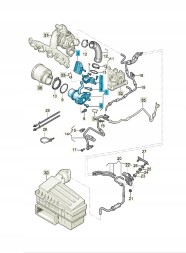 Volkswagen OE 04L131512AJ Радіатор системи рециркуляції вихлопних газів ASO VW