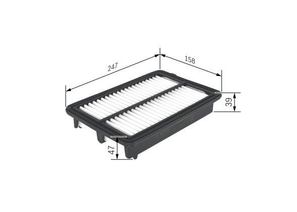 F026400439 BOSCH Фільтр забору повітря