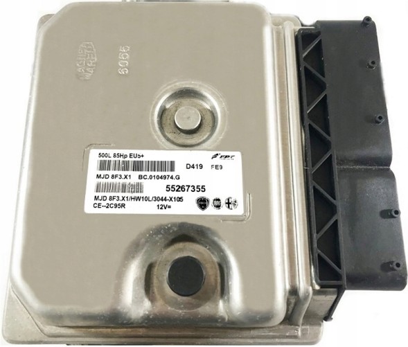 Fiat OE 55267355 MJD8F3.X1 fiat ecu КОМП'ЮТЕР ЕБУ FIAT 500 1.3 55267355 MJD8F3.X1