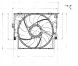NRF 47956 Вентилятор радіатора з рамою 47956 nrf bmw 1 2 3