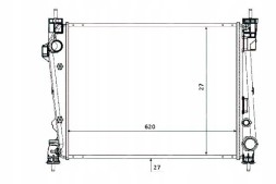 NRF 86232539 NRF Nrf охолоджувач води 53933