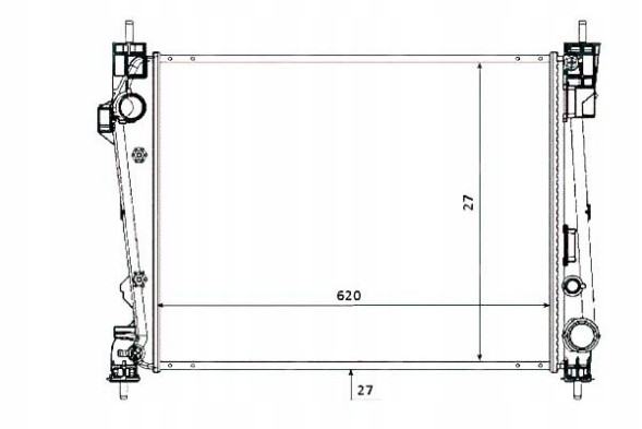 NRF 86232539 NRF Nrf охолоджувач води 53933