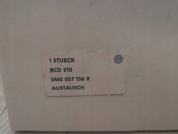 Volkswagen OE 5M0057156X, 5M0035156X Магнітола RCD210 Volkswagen 5M0057156X 5M0035156X
