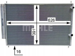 Mahle AC 801 000S Конденсатор радіатора кондиціонування повітря з осушувачем