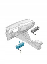 Volkswagen OE 2GN907044AXBT Дисплей з електронним блоком керування ASO VW