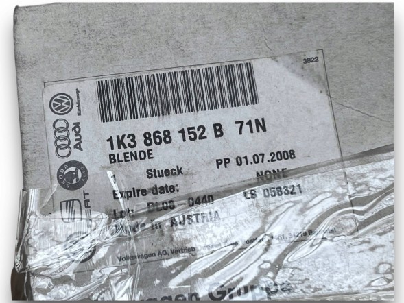 Volkswagen OE Z124 VW Golf R32 Gti Кролик Variant з динаміком 1К3868152B71N !J