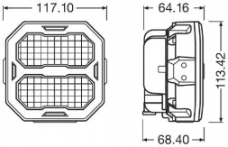 Osram LEDPWL106-WD Додаткова галогенна фара led pwl106-wd ams - osram