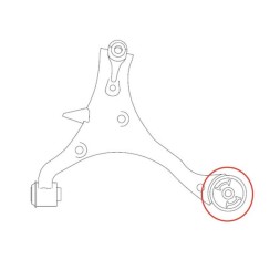 GV0241 CTR Сайлентблок CVHO 10