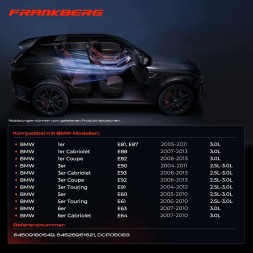Frankberg Компресор кондиціонера Frankberg зі шківом для B.M.W 64526961621 M3304