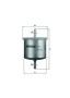 KL61 MAHLE ORIGINAL Фільтр палива