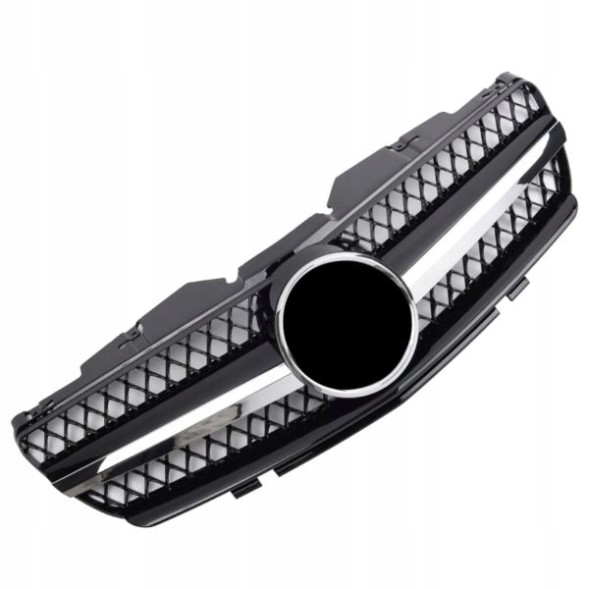 MM GR230031-A638 РЕШІТКА ДЛЯ MERCEDES R230 SL З 2001 ПО 2006 РОКІВ, ЧОРНИЙ ХРОМ
